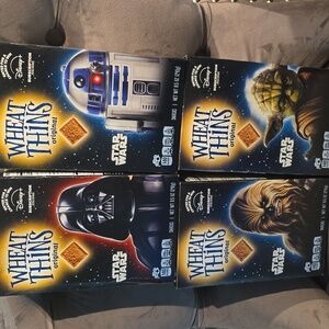 Star Wars Wheat Thins Original Snack Boxes Full Set Of 4